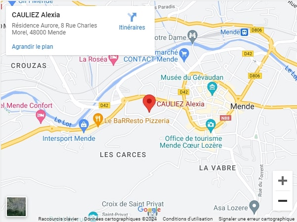 Carte Cauliez Avocat